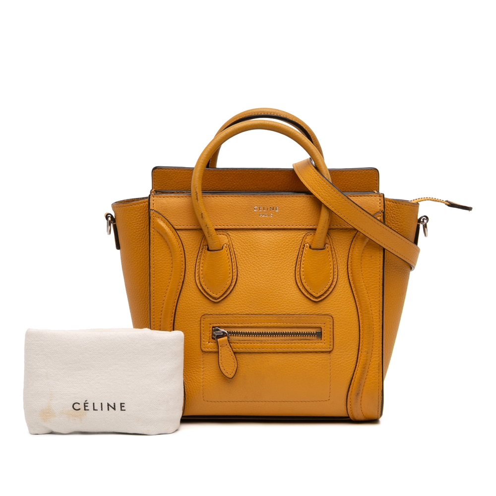 Pre-Loved Celine Nano Leather Luggage Tote - Picture 12 of 12